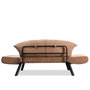 Atelier Del Sofa Genzo - Sofá cama de 2 plazas - Marrón claro